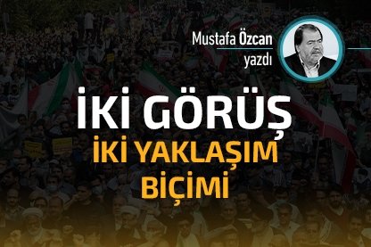 İki görüş, iki yaklaşım biçimi