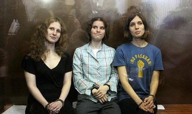 Arrested members of Pussy Riot go on hunger strike to protest contact ban in Russia prison