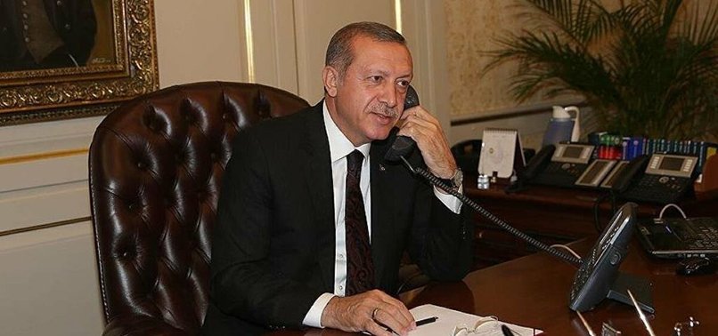 PRESIDENT ERDOĞAN, TURKEYS UN AMBASSADOR TALK BY PHONE