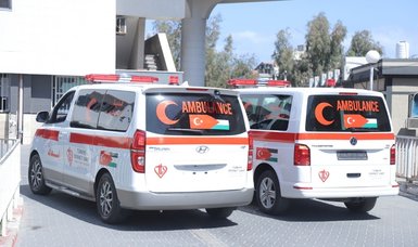 Turkish charity sends ambulances, hospital beds to Gaza