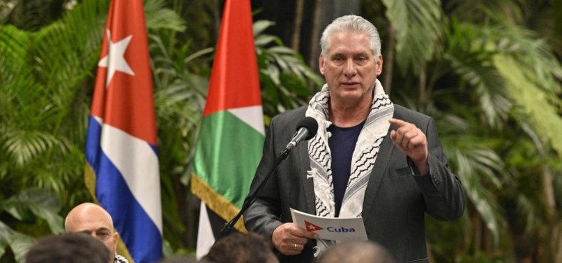 MIGUEL DIAZ-CANEL VOWS CUBA WILL NOT TURN A BLIND EYE TO ISRAELI MASSACRES IN GAZA STRIP