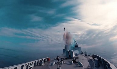 Türkiye's homegrown vertical launch system fires missiles off naval frigate