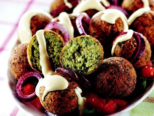 Tahin Soslu Falafel