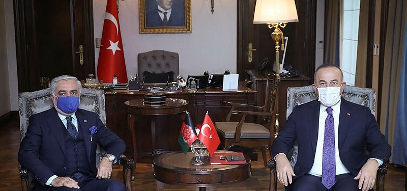 Top Turkish diplomat meets head Afghan peace negotiator