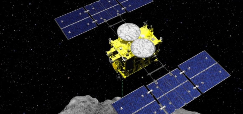 JAPAN SPACE PROBE DROPS BOMB ON ASTEROID TO STUDY CORE