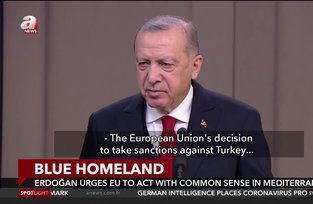 Erdoğan urges EU to act with common sense in Mediterranean