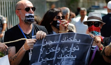 Families of Beirut blast victims stage protest