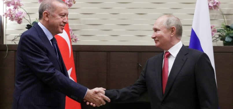 TURKISH PRESIDENT THANKS RUSSIAN COUNTERPART PUTIN FOR SOLIDARITY OVER DEADLY EARTHQUAKES