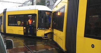 21 people injured as two trams collide in south-western Germany