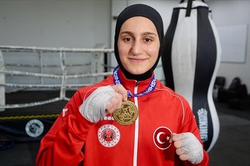 Dünya şampiyonu muaythaici Fatma Çeken’in hayali 2032 Brisbane Olimpiyatları