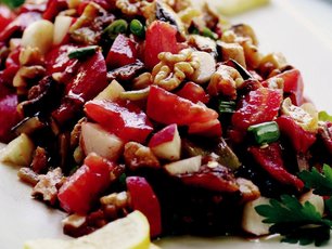 Biberli Patlıcan Salatası
