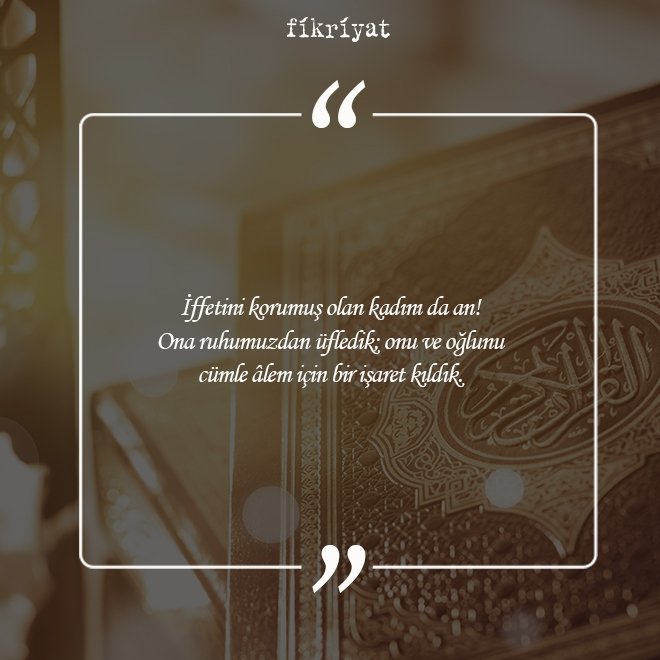 Kur’an-ı Kerim’de kadınlar hakkında ayetler