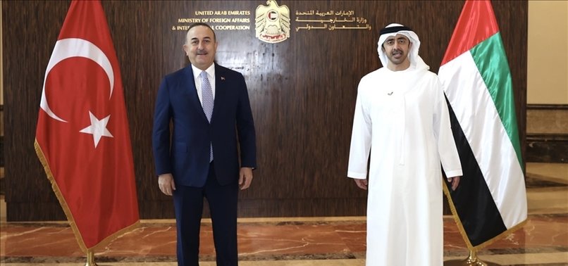 FOREIGN MINISTERS DISCUSS TÜRKIYE-UAE TIES, REGIONAL DEVELOPMENTS