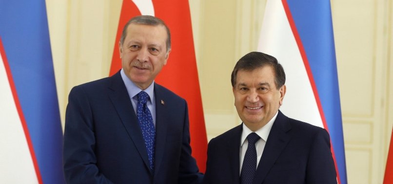 TURKISH, UZBEK PRESIDENTS DISCUSS STEPS TO ENHANCE COOPERATION