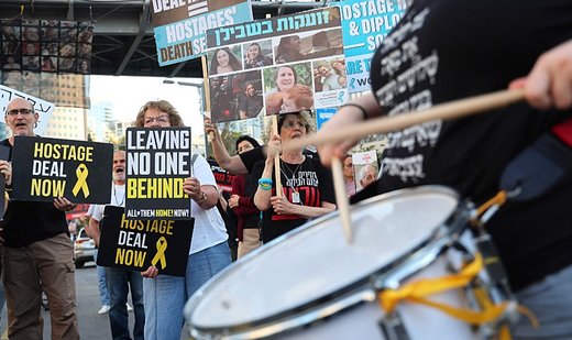 Israelis take to Tel Aviv streets to demand hostage swap deal