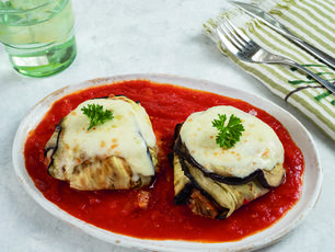 Fırında Patlıcan Bohçaları