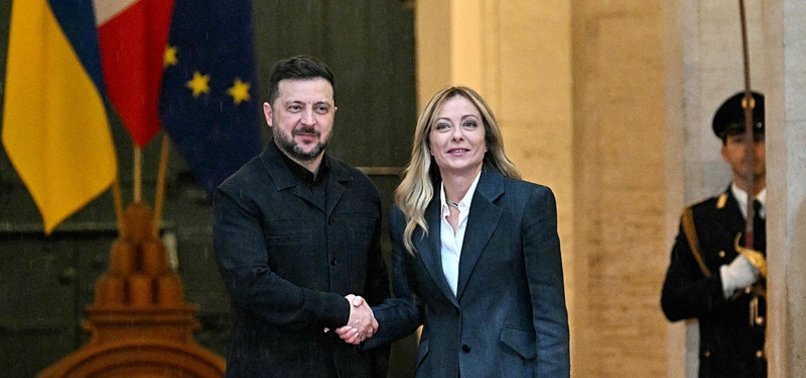UKRAINIAN PRESIDENT IN ITALY FOLLOWING VISITS TO GERMANY, NORWAY