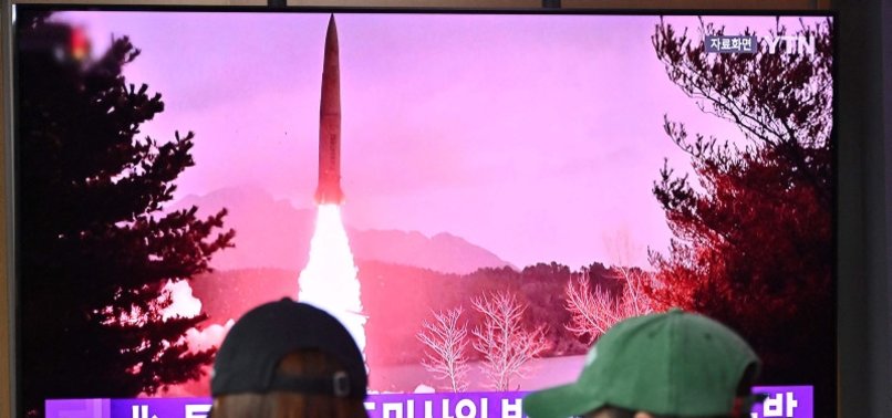 NORTH KOREA FIRES TWO BALLISTIC MISSILES WHILE LEADER KIM VISITS RUSSIA