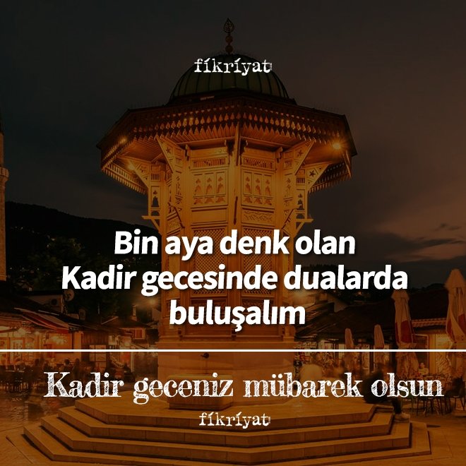 Kadir Gecesi mesajları