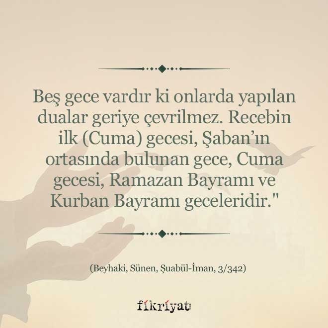 Regaib Kandili’nin fazileti nedir?