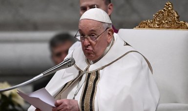'Our hearts are in Bethlehem,' Pope Francis says on Christmas Eve