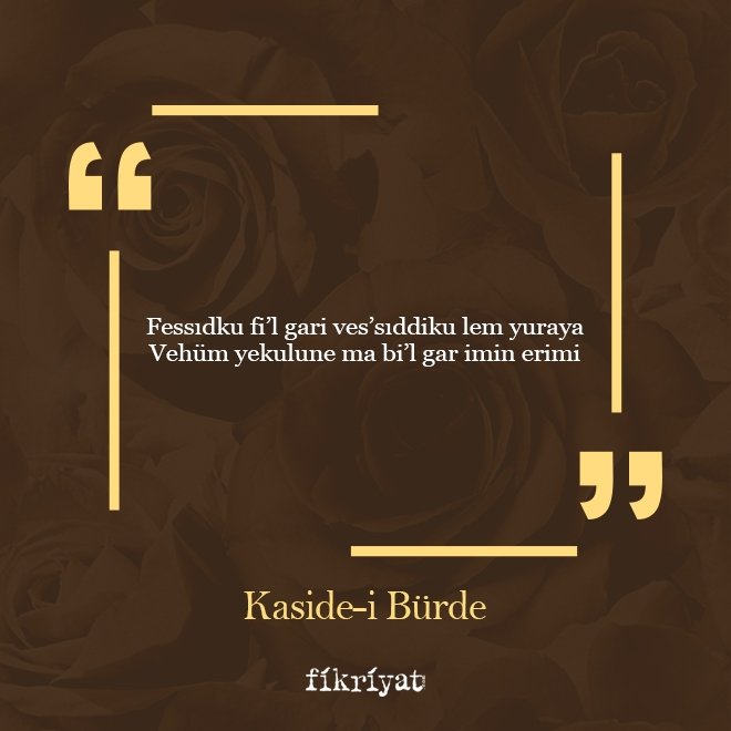 Kaside-i Bürde’den Alıntılar