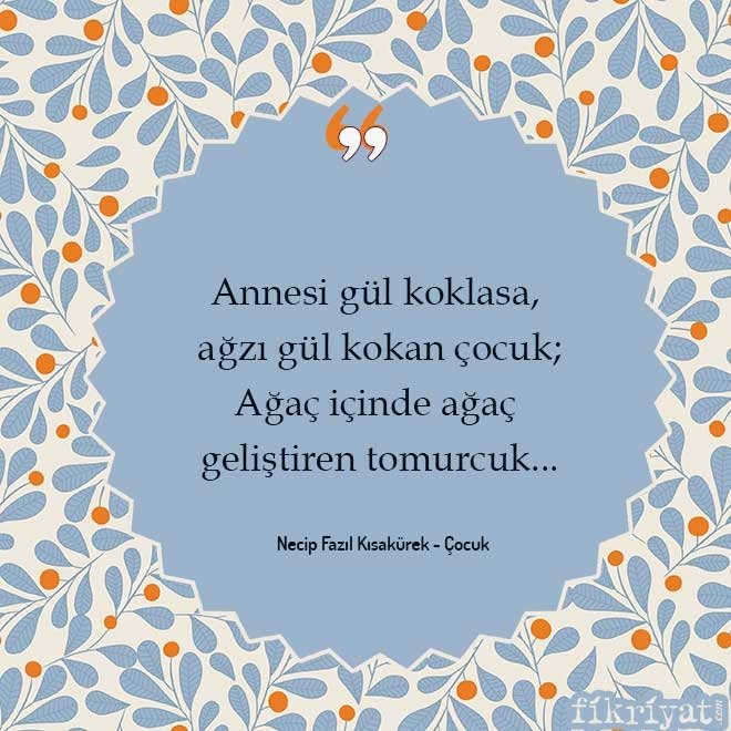 Necip Fazıl Kısakürek - Çocuk