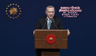 Erdoğan vows to maintain Turkey's determined struggle to tackle violence against women