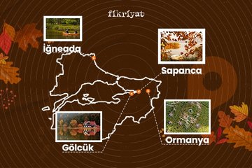 Sonbahar yürüyüş rotası