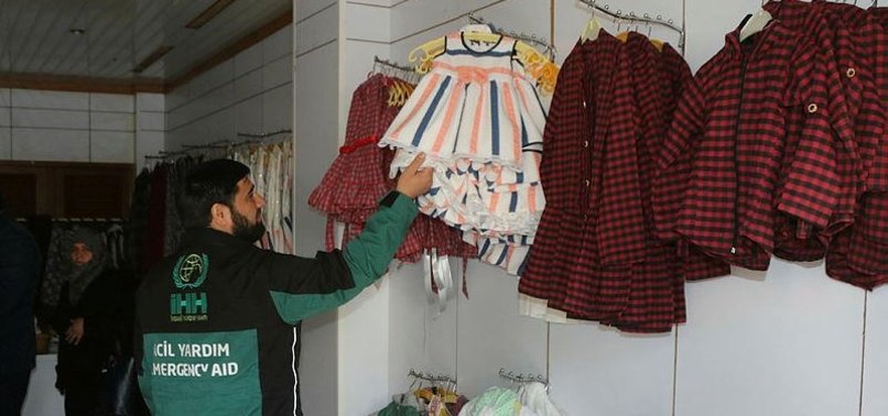 TURKISH AID AGENCY OPENS CHARITY STORE IN SYRIAS IDLIB