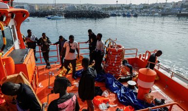 Boat carrying nearly 300 migrants arrives in Spain's Canary islands: rescuers