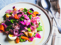 Kök Sebzeli Kış Salatası