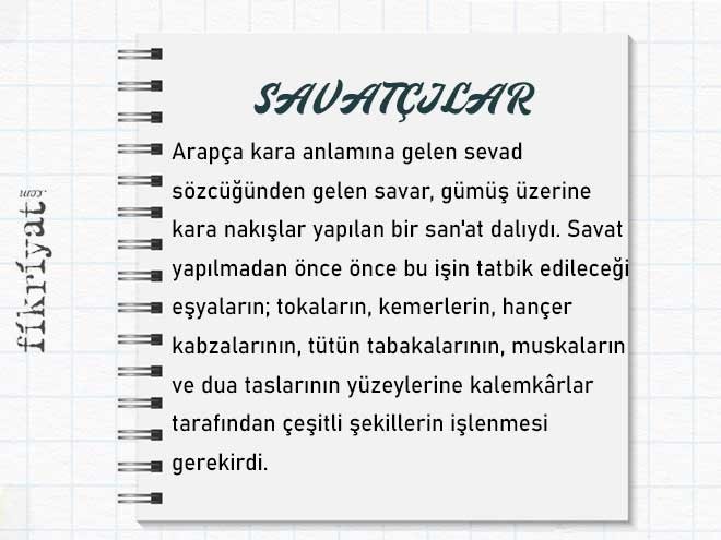 SAVATÇILAR