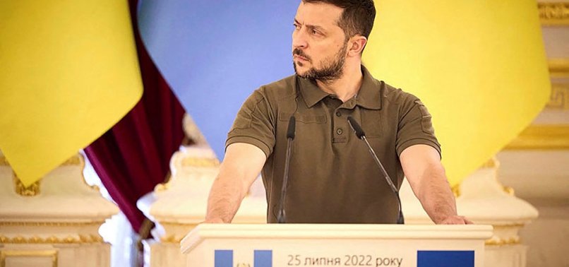 ZELENSKY URGES EUROPE TO BOOST RUSSIA SANCTIONS DUE TO GAS WAR