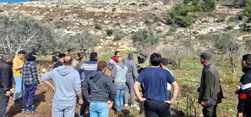 ISRAELI SETTLERS ATTACK PALESTINIAN VILLAGES IN NORTHERN WEST BANK