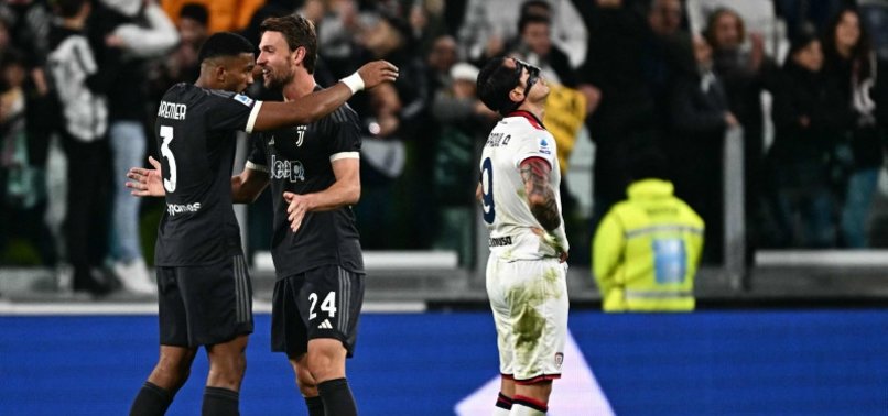 JUVENTUS MOVE TOP OF SERIE A WITH 2-1 WIN OVER CAGLIARI