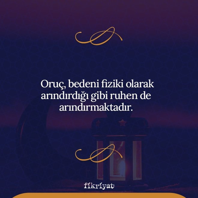 ORUÇ NE ZAMAN BAŞLIYOR?