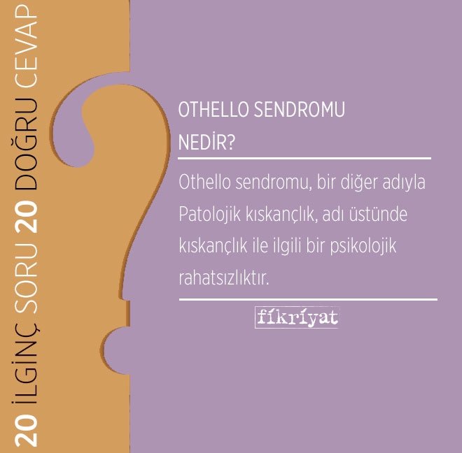 Othello sendromu nedir?
