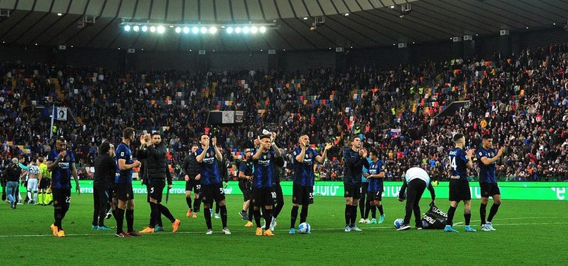 INTER KEEP PACE WITH LEADERS MILAN AFTER NERVY WIN AT UDINESE