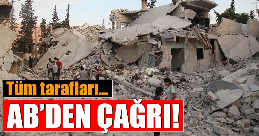 AB’den Suriye’de sivilleri koruma çağrısı