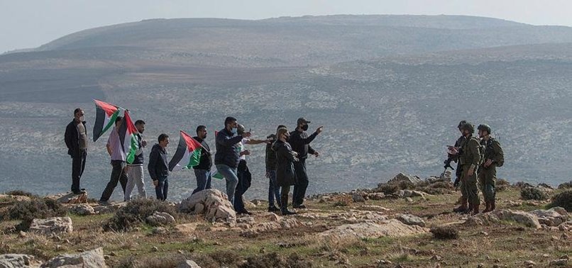 ISRAELI SETTLER OPENS FIRE ON PALESTINIAN PROTESTERS IN OCCUPIED WEST BANK