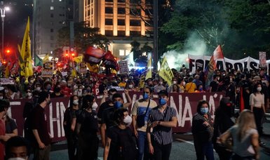 Brazilians stage nationwide protests against Bolsonaro's handling of COVID-19 pandemic