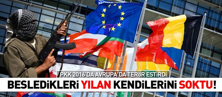 PKK Avrupa’da terör estirdi!