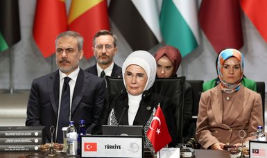 Turkish first lady urges people to join global call for Palestine