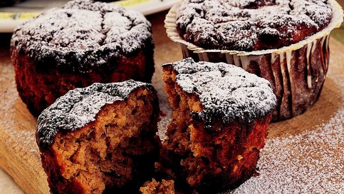 Elmalı Soya Unlu Muffin