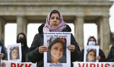 German-Turkish mother continues protest against PKK terror group