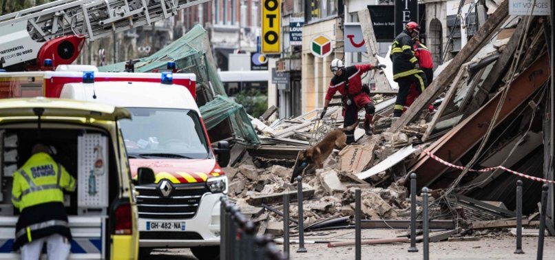 TWO BUILDINGS COLLAPSE IN NORTHERN FRENCH CITY OF LILLE
