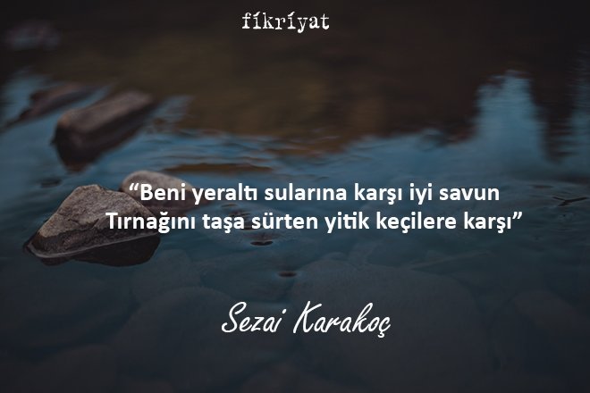 Türk şiirinde su imgesi