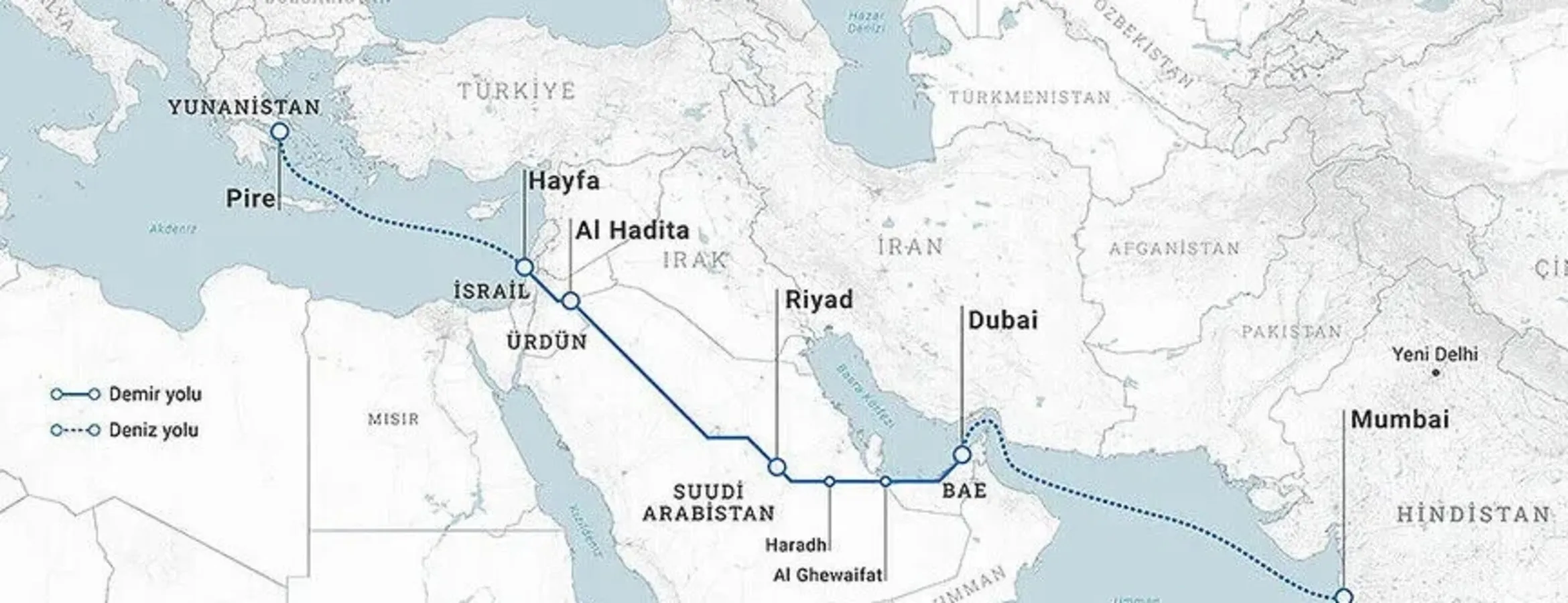 Lübnan, Hindistan-Orta Doğu-Avrupa Ekonomik Koridoru Limanlar Kulübüne katıldı