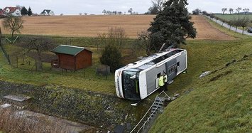 School bus crash in rural Germany kills 2 children, hurts 5